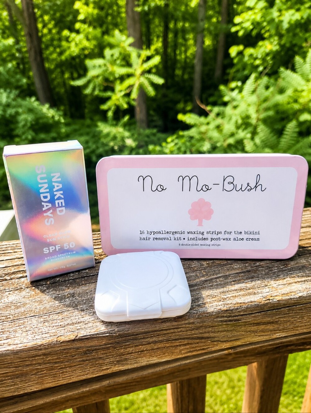 10+ Pc GET NAKED NO BUSH BE SAFE ☀️ Naked Sundays SPF 50 No Bush Kit C0ndom Pal - Picture 2 of 9